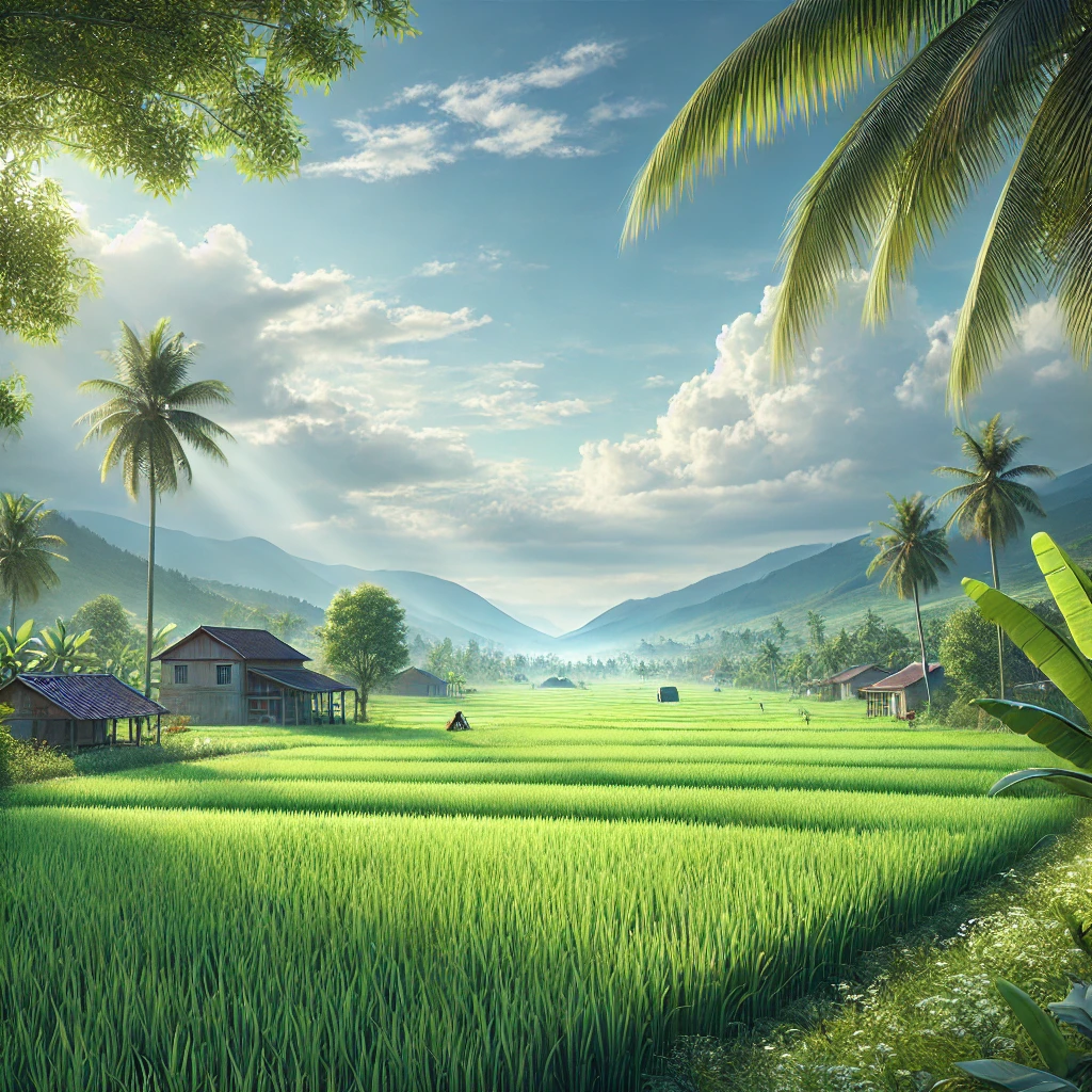 vietnam, rice, field