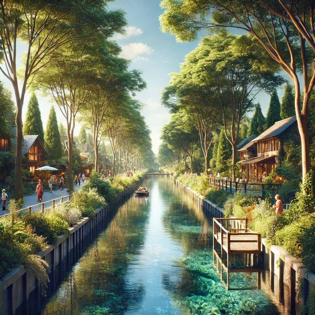 waterway and community